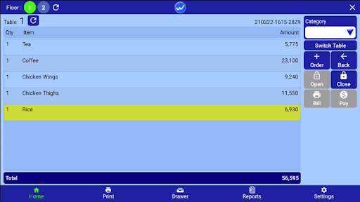 Wellink POS Screen 3