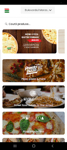 Presto Pizza Screen 2