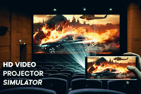 Download HD Video Projector Simulator  Mobile Projector v1.12  APK (MOD, unlimited money) FREE FOR ANDROID 4