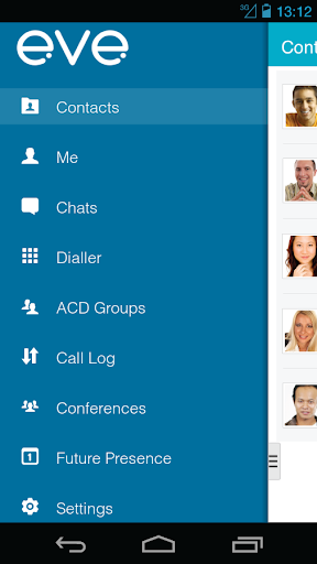 Android application iameve screenshort