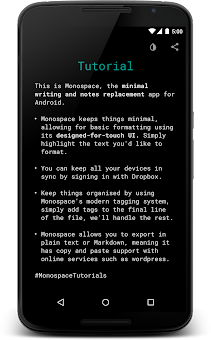 Monospace - Writing and Notes screenshot 1