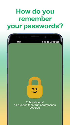 Android application NoMorePass screenshort