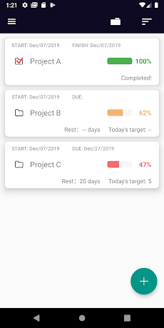 Progress プロジェクトのタスク進捗管理アプリ Androidアプリ Applion
