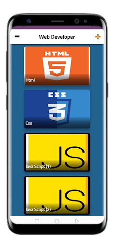 Android application Web Developer screenshort
