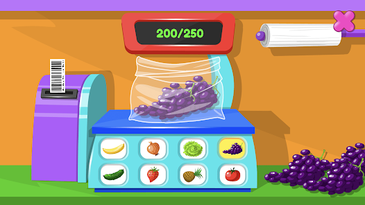 Barbie supermarket online shopping games