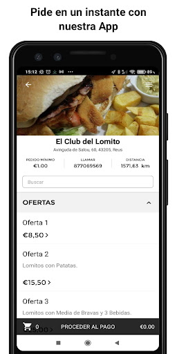 Android application El Club del Lomito screenshort