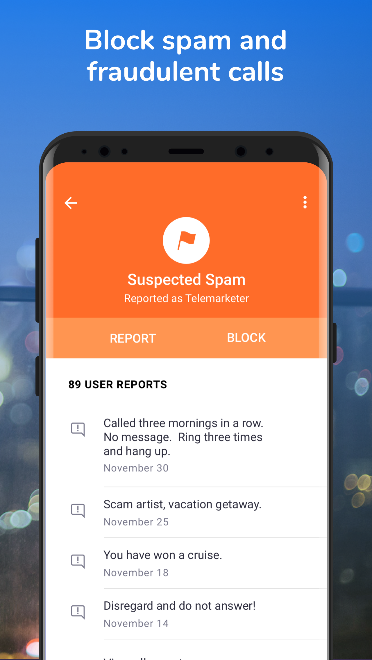 Android application Mr. Number - Caller ID & Spam Protection screenshort