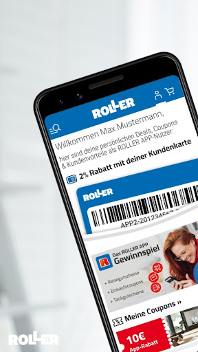Android application ROLLER - Möbel & Coupons screenshort