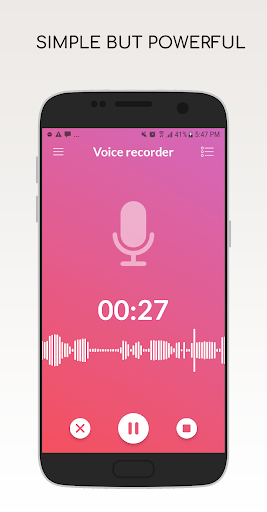 Android application Max Audio Recorder screenshort