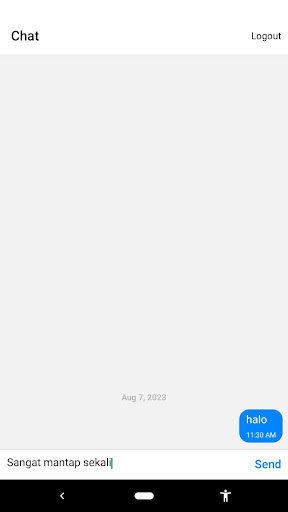 Android application PW@rta - Chat app (PWarta) screenshort