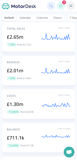 Android application MotorDesk screenshort