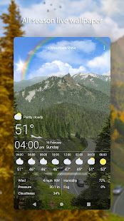 Download 4 Season Road - Weather Live Wallpaper For PC Windows and Mac apk screenshot 1