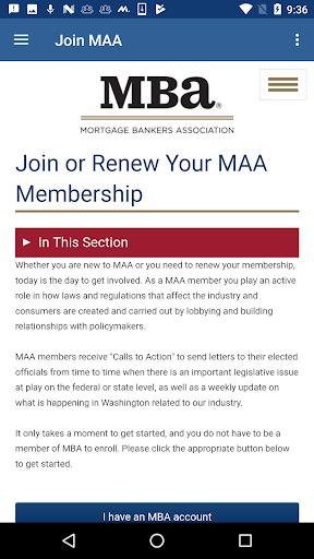 MBA Mortgage Action Alliance Screen 3
