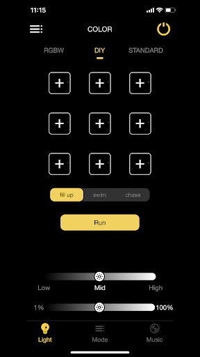 Xprite Elite: Light Controller Screen 2