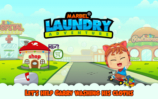 Screenshot of Marbel Laundry - Kids Game