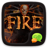 (FREE) GO SMS PRO FIRE THEME icon