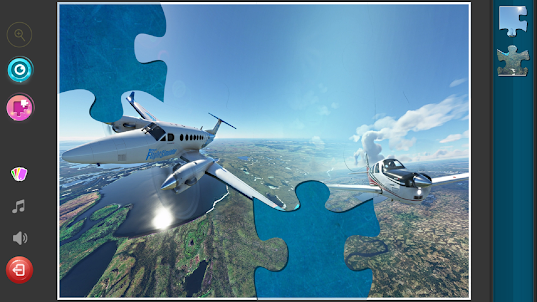 Flight Simulator Jigsaw Puzzle