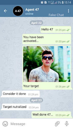 Telefun Fake chat maker Prank Screen 2