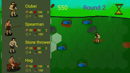 Hex battles - Stone age Screen 2