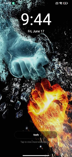 Water and fire wallpapers 4k