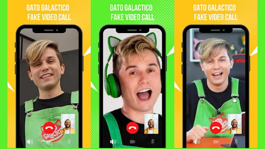 Gato Galactico Fake Video Call