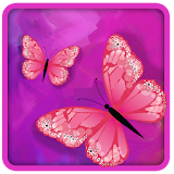 Pink Butterfly Wallpaper icon