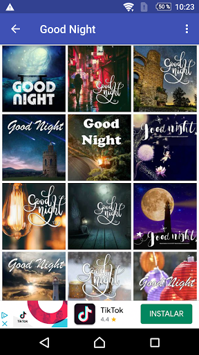 Android application HAPPY EVENING AND GOOD NIGHT screenshort