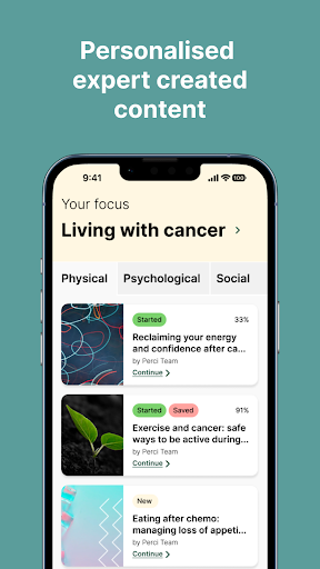 Cancer Companion Screen 2