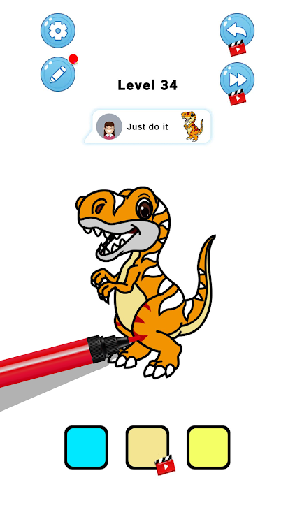 Dino Coloring: Dinosaur Kong - 1.0.1 - (Android)