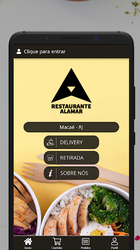 Android application Restaurante Alamar screenshort
