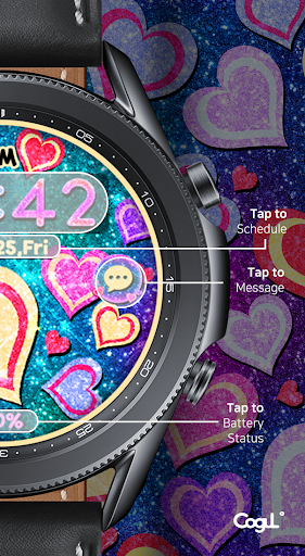 Love Glitter Doodle_Watchface Screen 3
