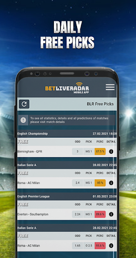 BetLiveRadar Screen 2