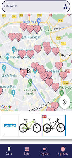 Android application Mains Solidaires screenshort