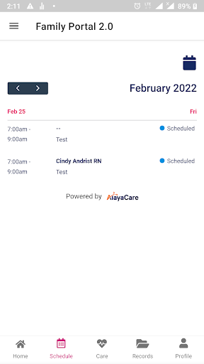 MyOptionCareHealth Screen 2
