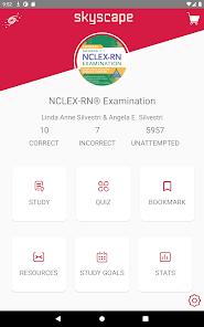 Captura 6 NCLEX RN Q&A Tutoring Saunders android