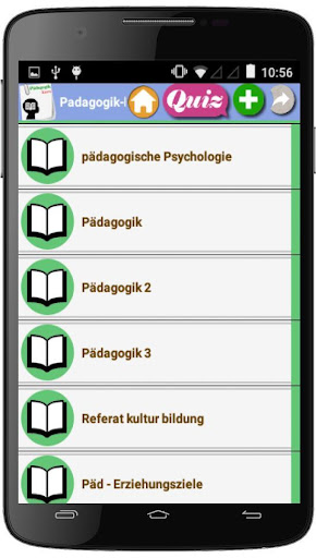 Android application Pädagogik-kurs screenshort