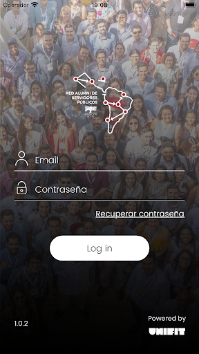 Android application Red de Servidores screenshort