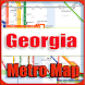 Georgia USA Metro Map Offline
