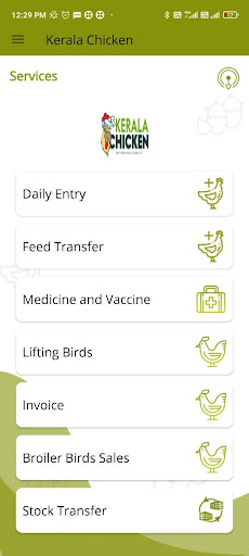 Android application Kerala Chicken screenshort