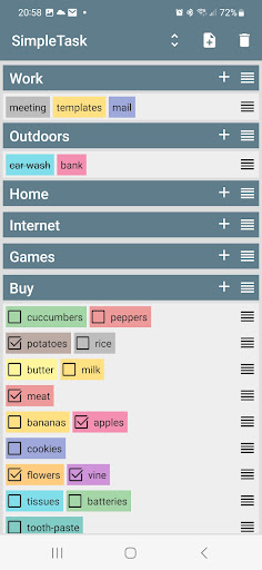SimpleTask Screen 3