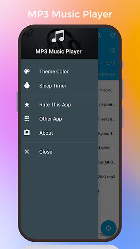 Android application Music screenshort