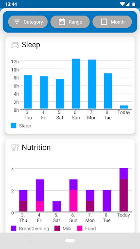 My Baby Tracker Screen 2