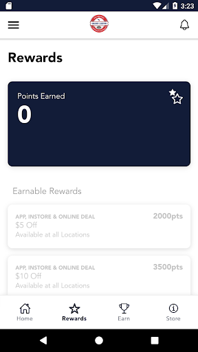 Android application Grand Liquor Rewards screenshort