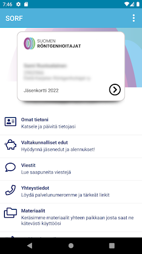 Suomen Röntgenhoitajat Screen 2