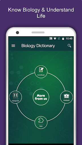 Screenshot of Biology Dictionary Offline