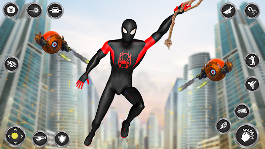 Spider Fighter: Rope Hero Game