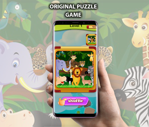 Jigsaw Puzzle Animals Cartoon