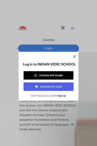 Android application Indian Vedic School screenshort