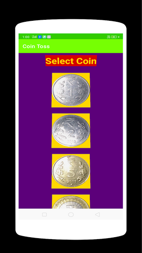 Android application Coin Toss - Coin Flip App screenshort