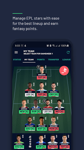 FPL - Fantasy Football League Screen 2